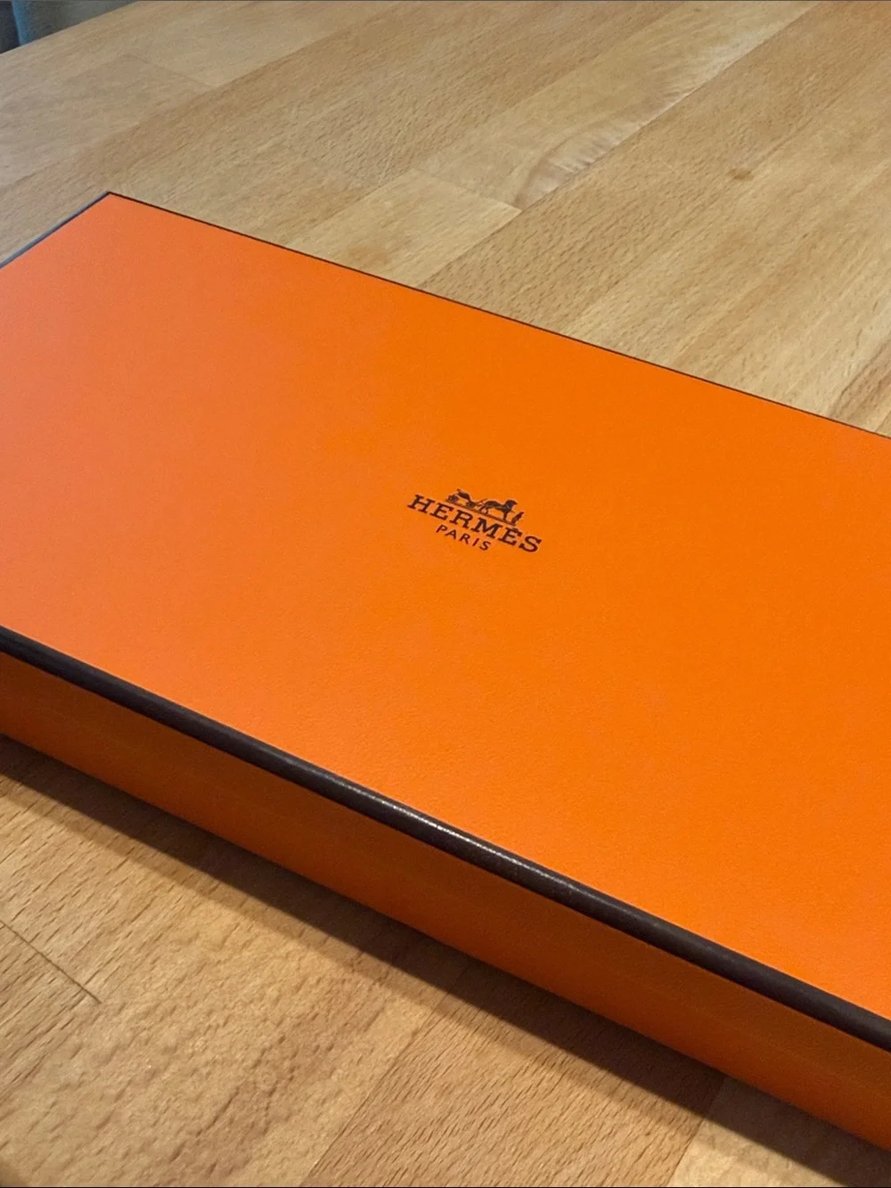 Hermes Orange and Black Box